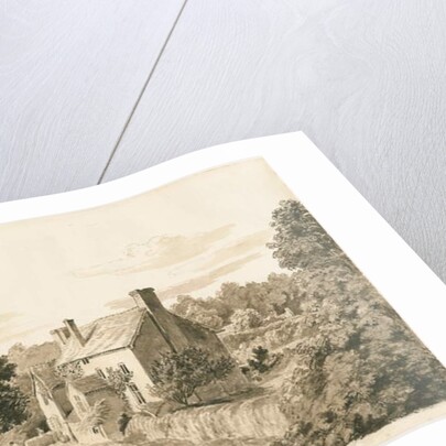 Woodford - Cottages by Cornelius Varley