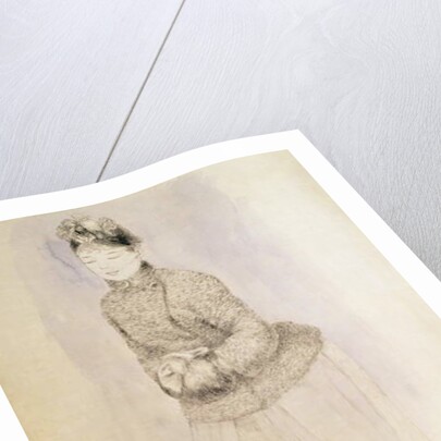 Woman with a Muff, 1883-84 by Pierre Auguste Renoir