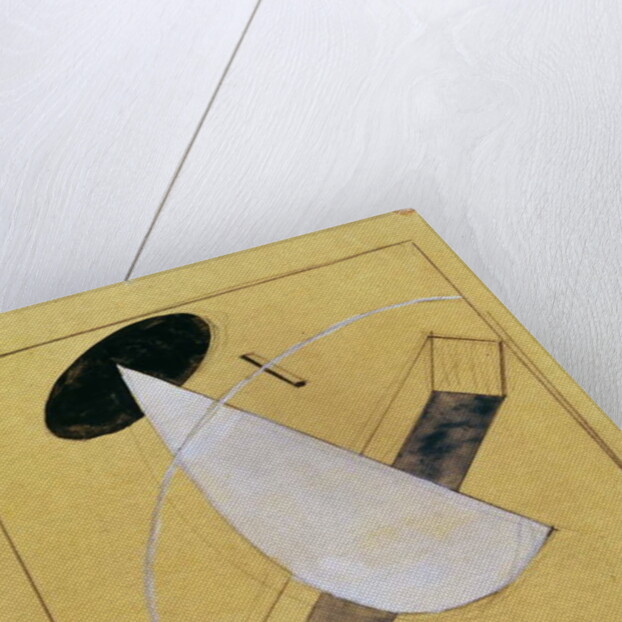 Proun 18, 1919-20 by Eliezer Markowich (1890-1941) Lissitzky