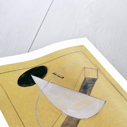 Proun 18, 1919-20 by Eliezer Markowich (1890-1941) Lissitzky