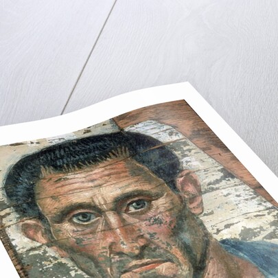 Fayum portrait of a man in a blue cloak, Trajanic, c.98-117 by Anonymous