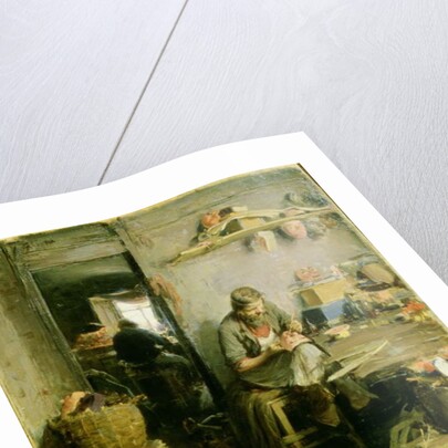 In the Mask Studio, 1897 by Abram Efimovich Arkhipov