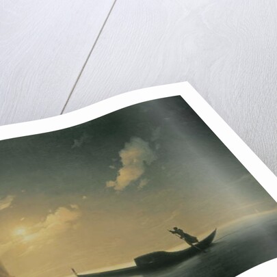 Gondolier at Sea by Night, 1843 by Ivan Konstantinovich Aivazovsky