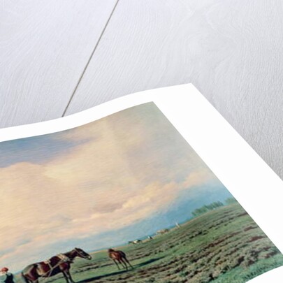 In the Field, 1872 by Mikhail Konstantinovich Klodt