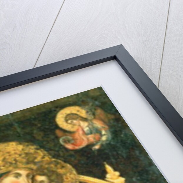 Madonna and Child Enthroned with Donors by Pietro di Giovanni Lianori