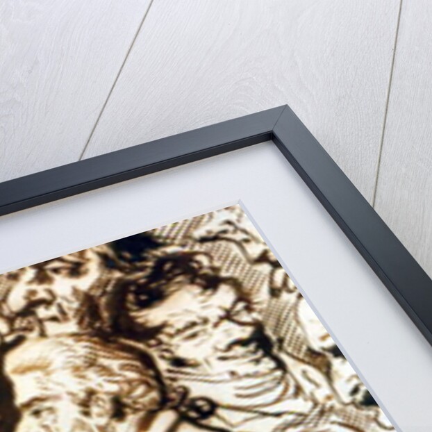 Self portrait with portraits of Giacomo Quarenghi and Thomas de Thomon by Alexander Orlowski