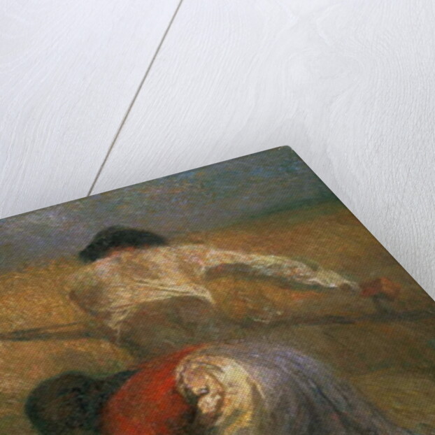 Harvesting by Adolphe Joseph Thomas Monticelli