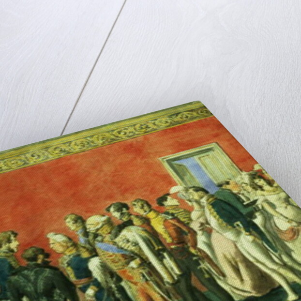 A Reception in the Embassy of Teheran, 1830s by School Russian