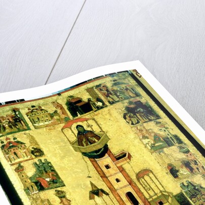 St. Simeon, 16th century by School Russian