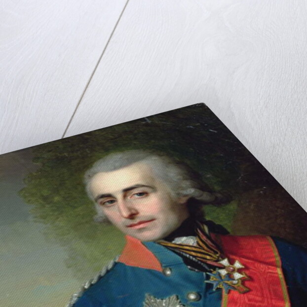 Portrait of General aide-de-camp Count Pyotr Tolstoy 1799 by Vladimir Lukich Borovikovsky
