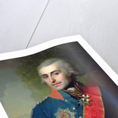 Portrait of General aide-de-camp Count Pyotr Tolstoy 1799 by Vladimir Lukich Borovikovsky