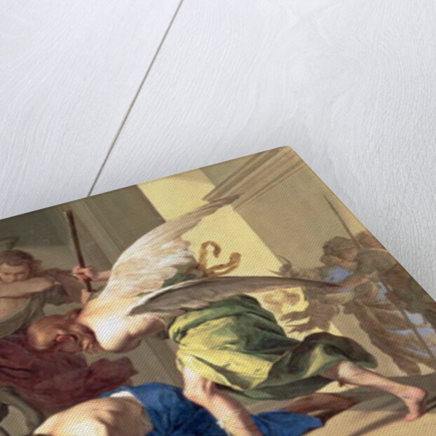 The Expulsion of Heliodorus from the Temple, c.1650 by Bernardo Cavallino