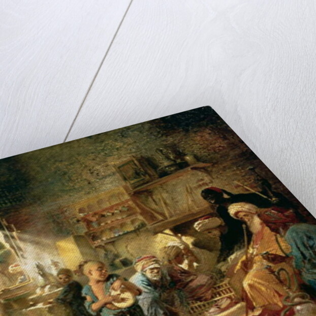 Coffee House in Cairo, 1870s by Konstantin Egorovich Makovsky