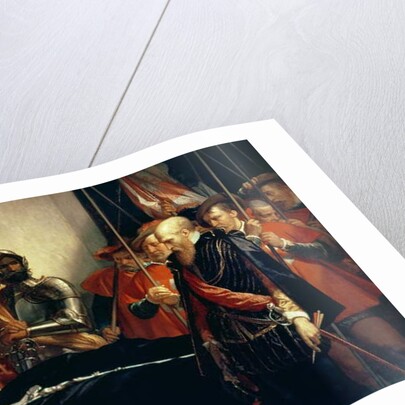 Last Respects to the Remains of Counts Egmont and Hoorn, 1863 by Louis Gallait