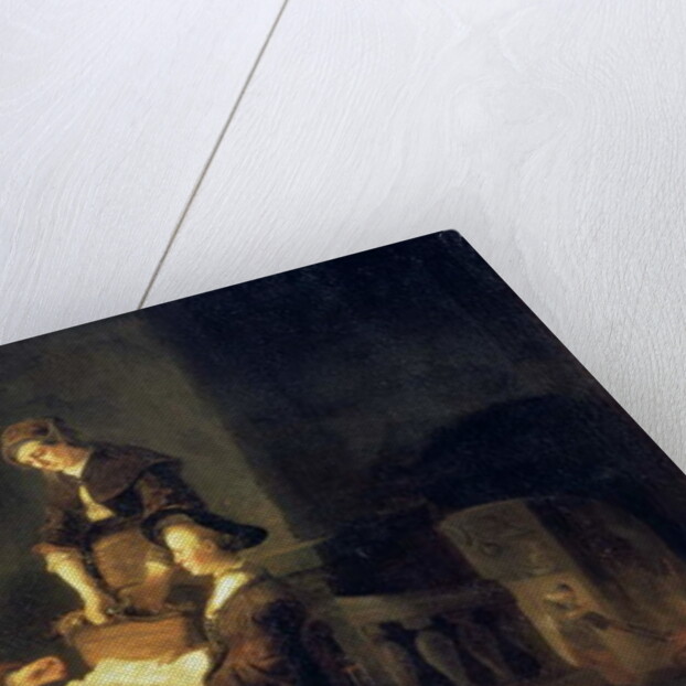 Christ in the House of Martha and Mary by (studio of) Rembrandt Harmensz. van Rijn