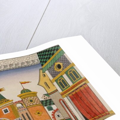 Sketch for the Opera, The Golden Cockerel, by Nikolai Rimsky-Korsakov, 1909 by Ivan Bilibin