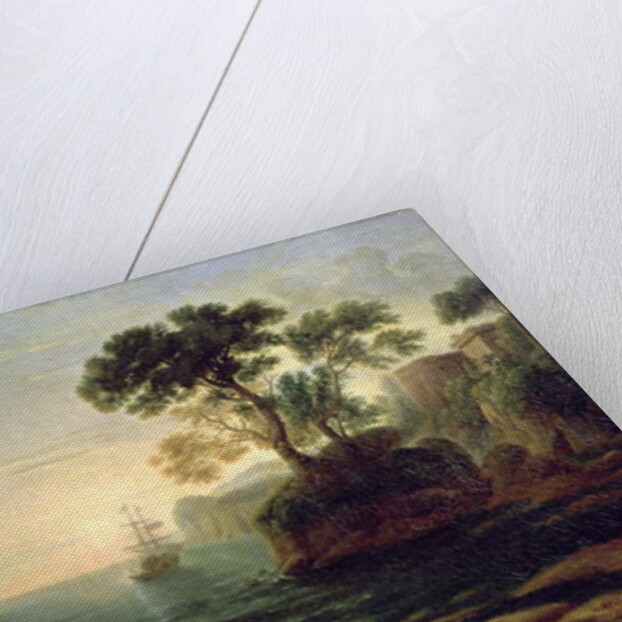 Arrival of Aeneas in Italy, the Dawn of the Roman Empire by Claude Lorrain (1600-82)