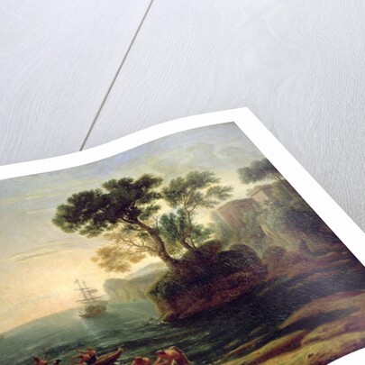 Arrival of Aeneas in Italy, the Dawn of the Roman Empire by Claude Lorrain (1600-82)