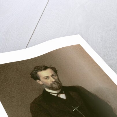 Portrait of Mikhail Konstantinovich Klodt (1832-1902), 1871 by Ivan Nikolaevich Kramskoy