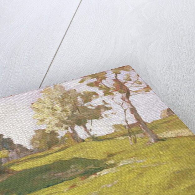 Sunlit Day. A Small Village, 1898 by Isaak Ilyich Levitan