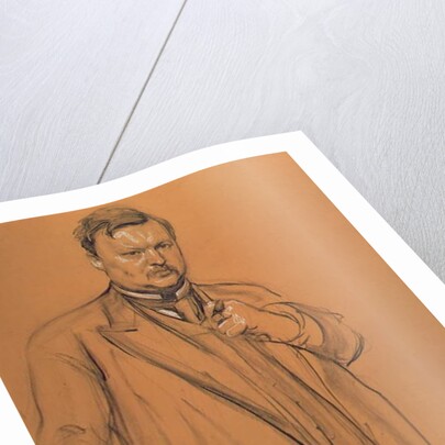 Portrait of the Composer Alekandr Konstantinovich Glazunov, 1906 by Valentin Aleksandrovich Serov