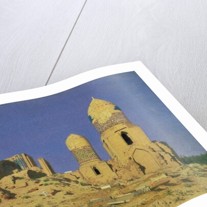 Hazreti Shakh-i-Zindeh Mausoleum in Samarkand, 1869-70 by Nikolai Stepanovich Vereshchagin