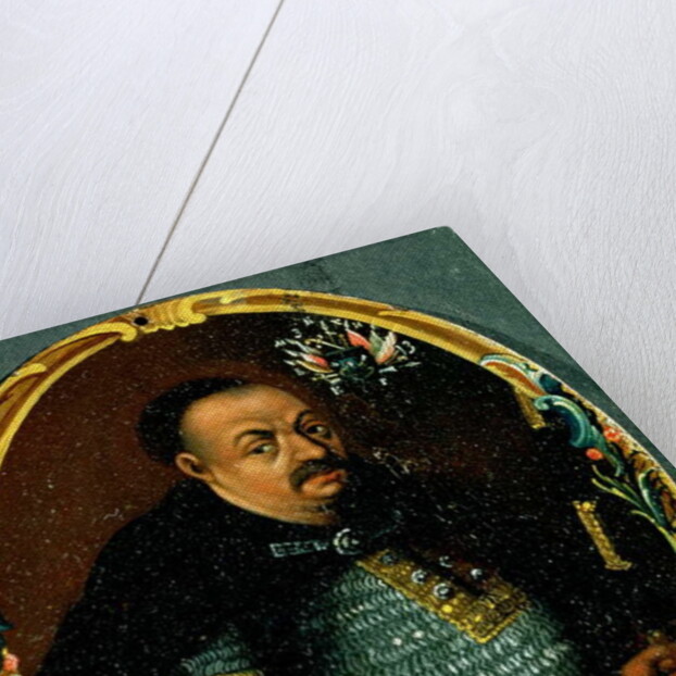 Portrait of Bohdan Khmelnytsky by School Russian