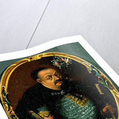 Portrait of Bohdan Khmelnytsky by School Russian