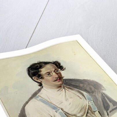 Portrait of Ivan Annenkov in Peter Prison, 1836 by Nikolai Alexandrovich Bestuzhev