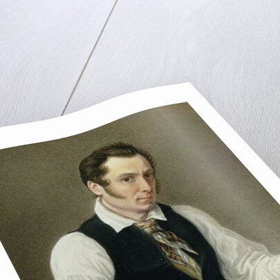 Self Portrait in Peter Prison, 1836 by Nikolai Alexandrovich Bestuzhev