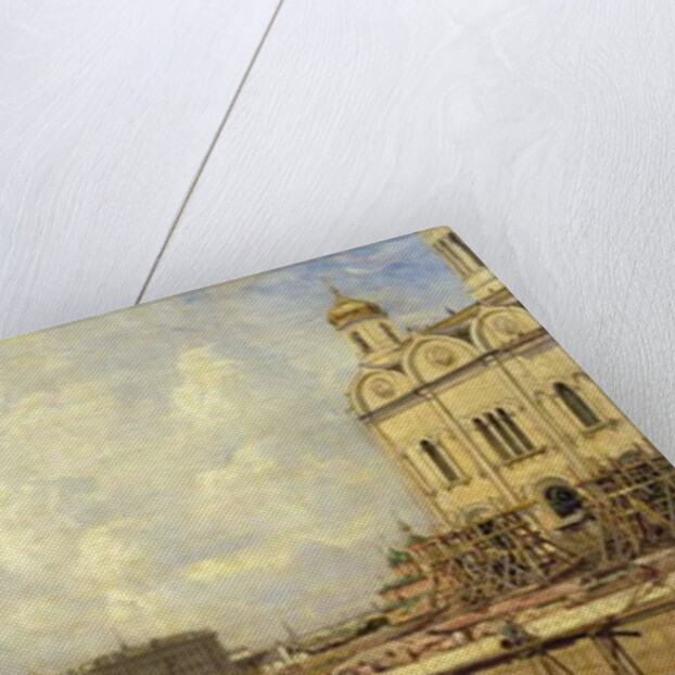 View of the Christ Saviour Cathedral in Moscow, 1880 by Aleksei Petrovich Bogolyubov