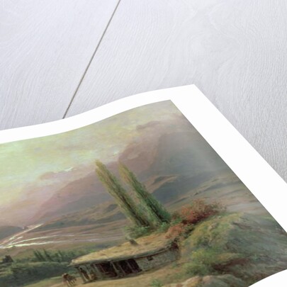 Caucasian Canyon, 1893 by Lef Feliksovich Lagorio