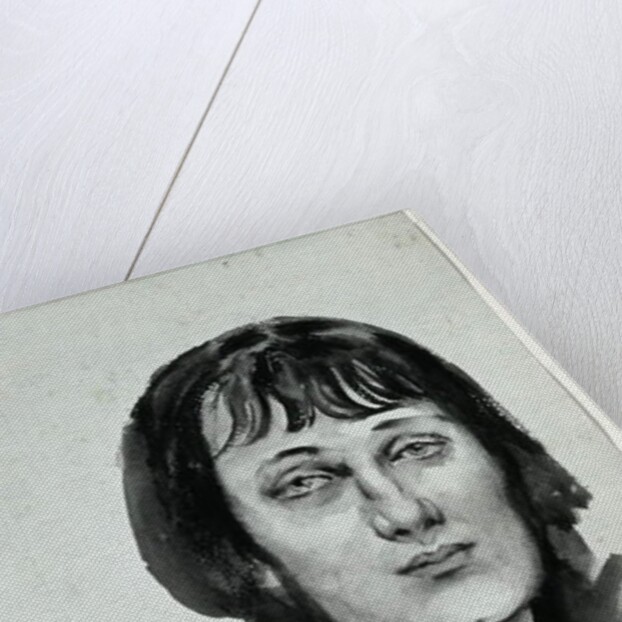 Portrait of Anna Akhmatova, 1927 by Nikolai Adrianovich Tyrsa