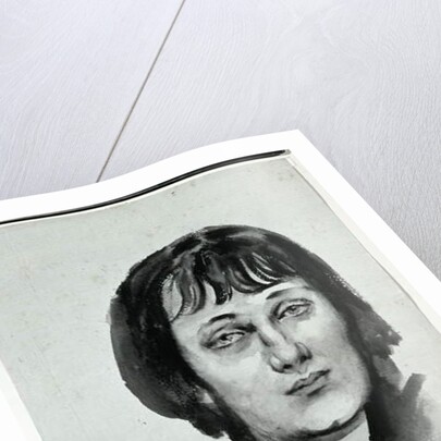Portrait of Anna Akhmatova, 1927 by Nikolai Adrianovich Tyrsa