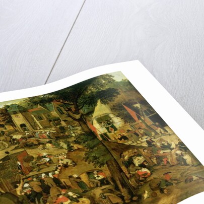 Fair with Theatrical Presentation c.1600 by Pieter the Younger Brueghel