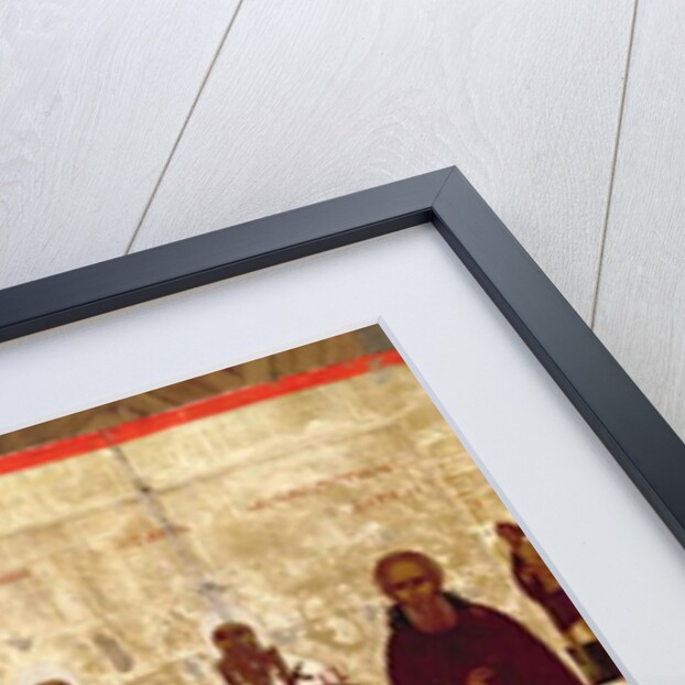 St. Sergius of Radonesh with the Saints of Rostov, late 15th century by School Russian