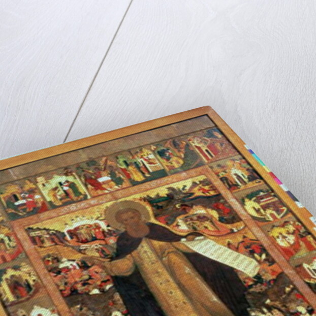 Life of St. Sergius of Radonesh, 1640s by School Russian