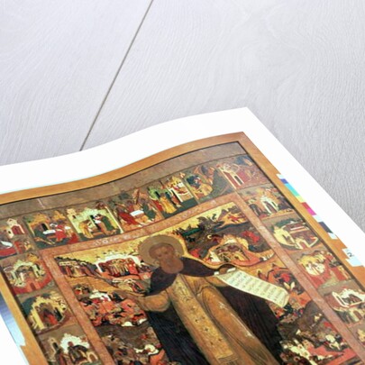 Life of St. Sergius of Radonesh, 1640s by School Russian