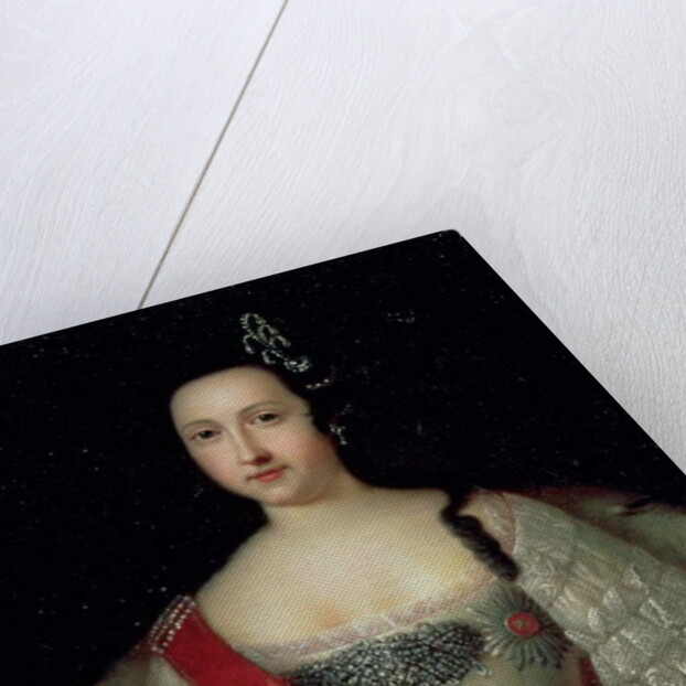 Portrait of Princess Anna, the Mother of Emperor Ivan VI, after 1733 by Louis Caravaque