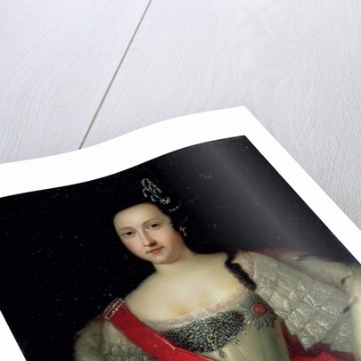 Portrait of Princess Anna, the Mother of Emperor Ivan VI, after 1733 by Louis Caravaque