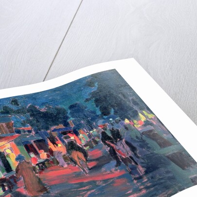 Night Cafe, 1910s by Nikolai Grigoryev