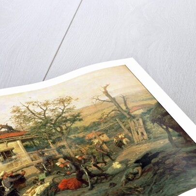 A Scene from the Russian-Turkish War in 1876-77, 1882 by Pawel Kowalewsky