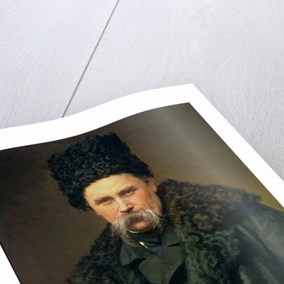 Portrait of the Ukranian Author Taras Grigorievich Shevchenko, 1871 by Ivan Nikolaevich Kramskoy