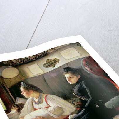 To the Relatives, 1891 by Leonid Osipovic Pasternak