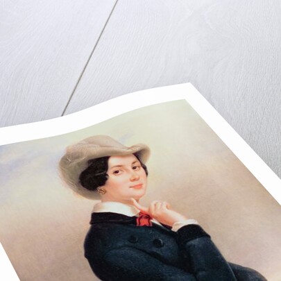 Portrait of Vera Samoilova, 1840s by Jewgenij Alexandrowitsch Pluchart