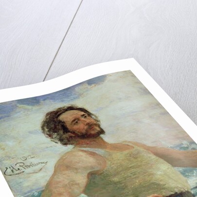 Portrait of Author Leonid Andreev, 1912 by Ilya Efimovich Repin