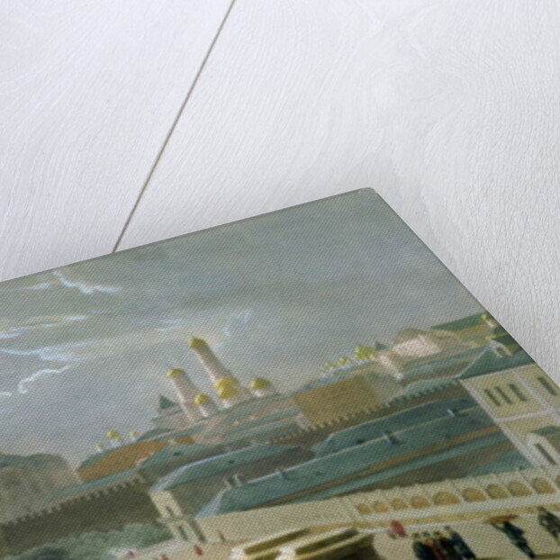 View of the Moscow Kremlin, 1840's by Paul Marie Roussel