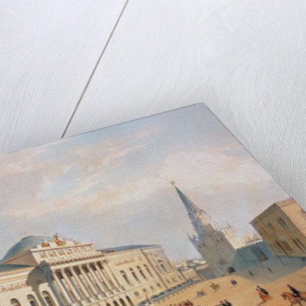 The Armoury Chamber in the Moscow Kremlin, 1840s by I. Chevalier