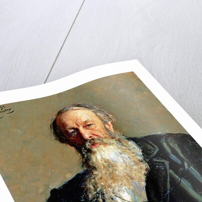 Portrait of Vladimir Stasov, 1883 by Ilya Efimovich Repin