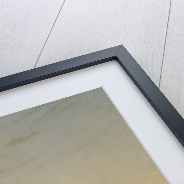 A Wooden Barge on the River by Sunset by Adam Pynacker